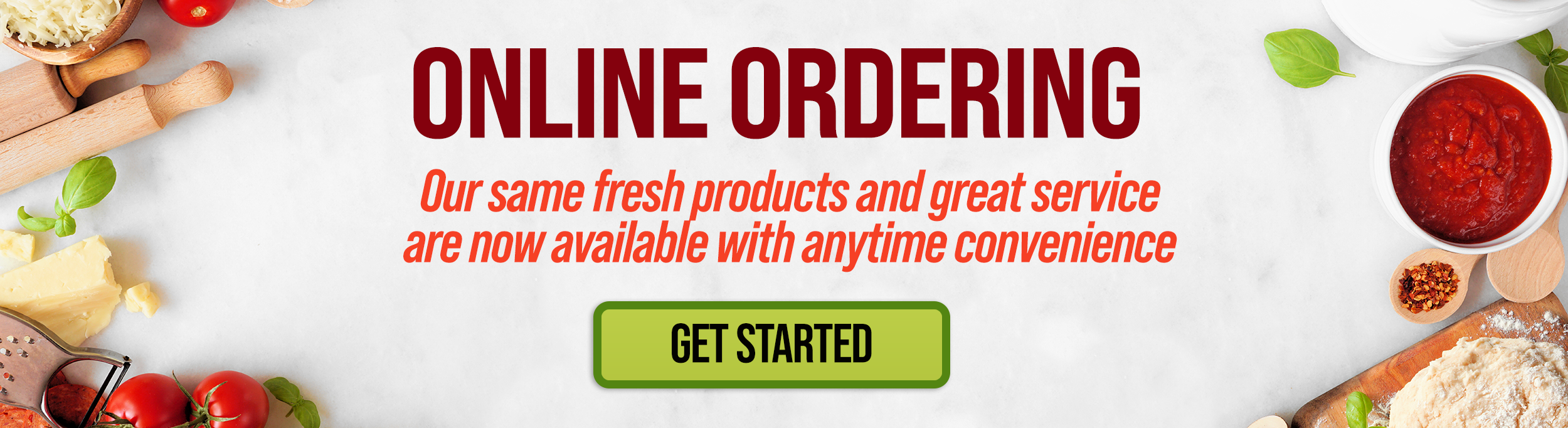 Thomsen Foodservice offers online ordering for your restaurant