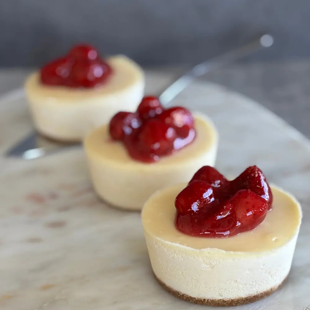 Mini Cheesecake Alle Fragole